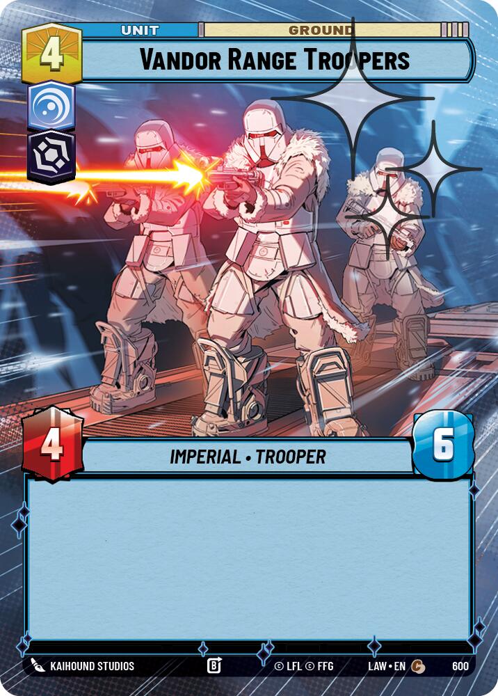 Vandor Range Troopers (600) (Hyperspace Foil) (600) [A Lawless Time] | Cards and Coasters CA