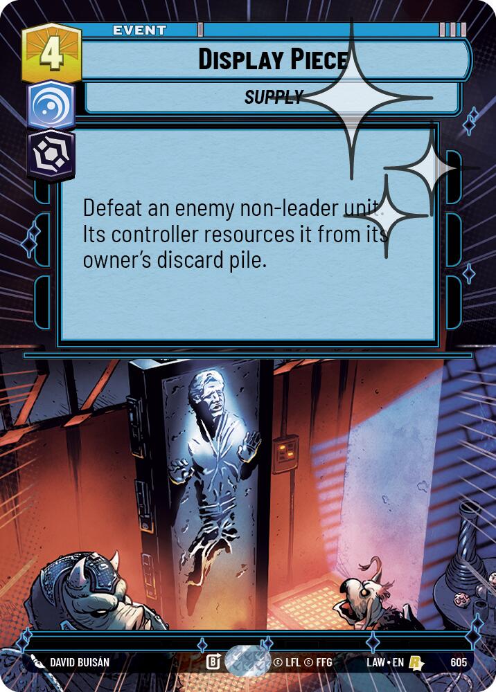 Display Piece (605) (Hyperspace Foil) (605) [A Lawless Time] | Cards and Coasters CA