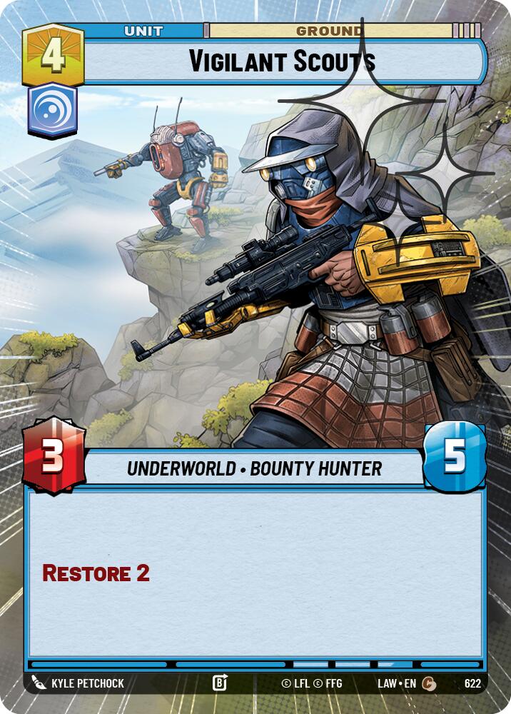 Vigilant Scouts (622) (Hyperspace Foil) (622) [A Lawless Time] | Cards and Coasters CA