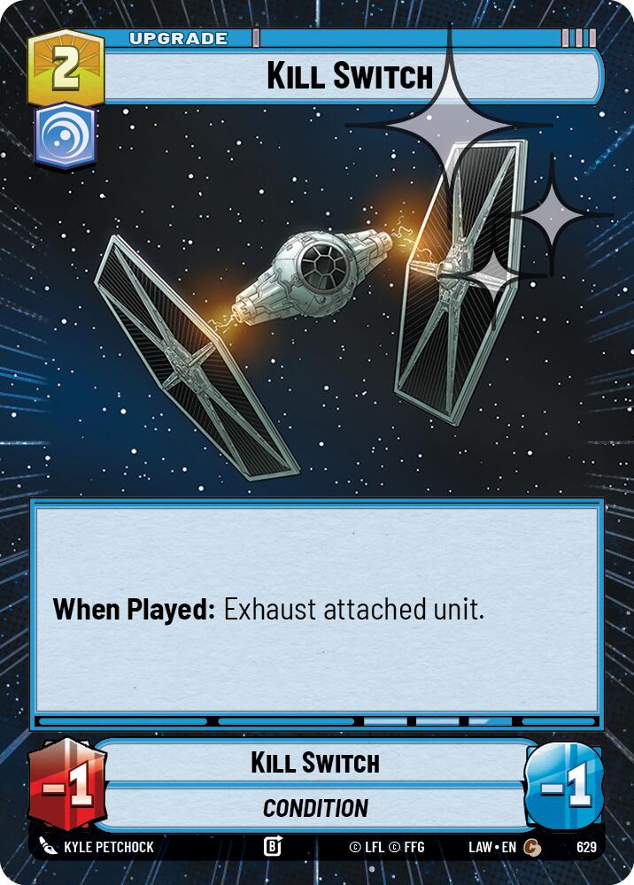 Kill Switch (629) (Hyperspace Foil) (629) [A Lawless Time] | Cards and Coasters CA