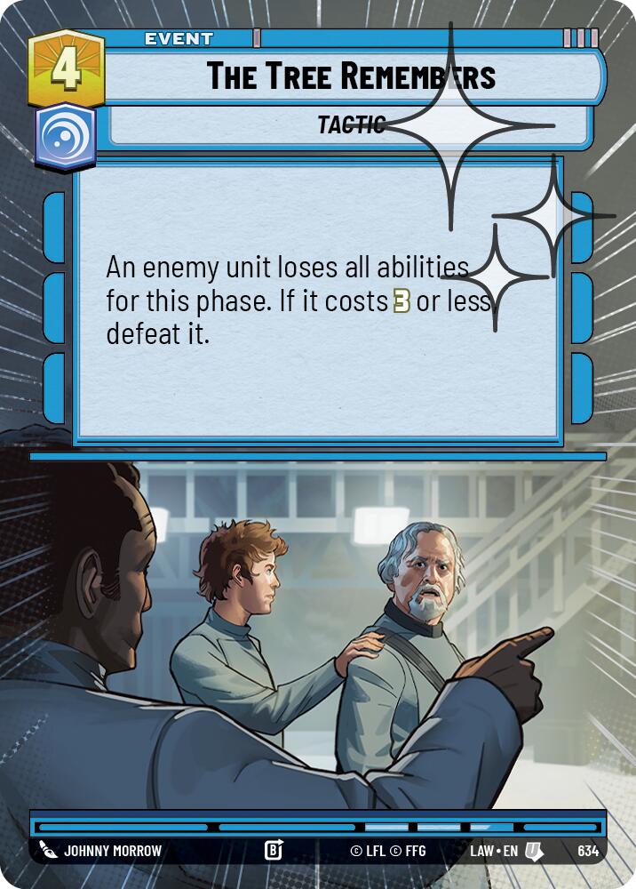 The Tree Remembers (634) (Hyperspace Foil) (634) [A Lawless Time] | Cards and Coasters CA