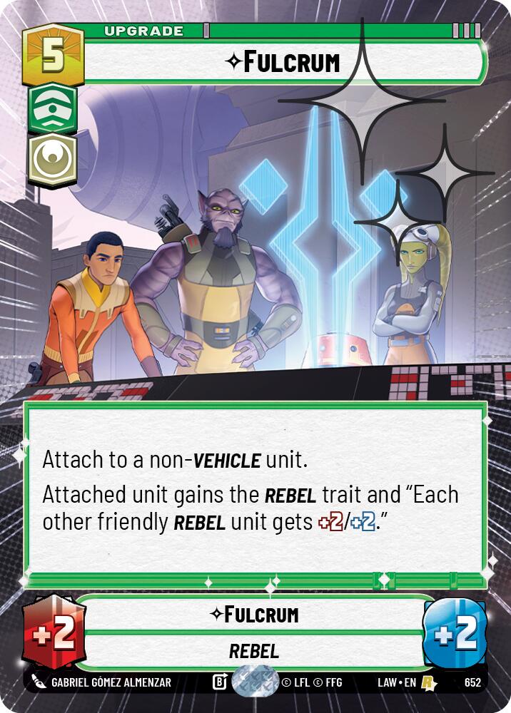 Fulcrum (652) (Hyperspace Foil) (652) [A Lawless Time] | Cards and Coasters CA