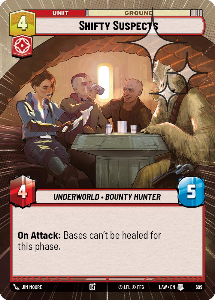Shifty Suspects (699) (Hyperspace Foil) (699) [A Lawless Time] | Cards and Coasters CA