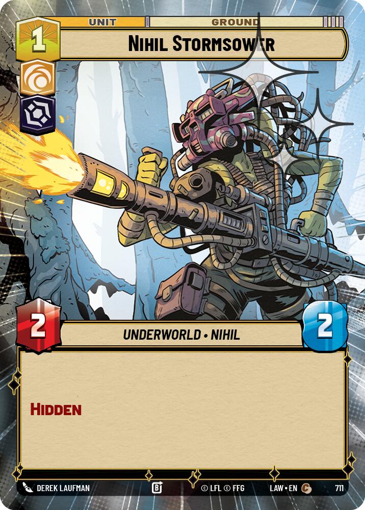 Nihil Stormsower (711) (Hyperspace Foil) (711) [A Lawless Time] | Cards and Coasters CA