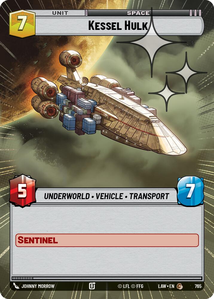 Kessel Hulk (765) (Hyperspace Foil) (765) [A Lawless Time] | Cards and Coasters CA