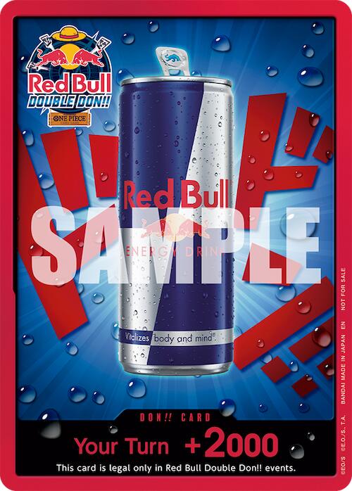 DON!! Card (Red Bull Double Don!!) [One Piece Promotion Cards] | Cards and Coasters CA