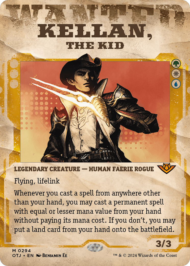 Kellan, the Kid (Showcase) [Outlaws of Thunder Junction] | Cards and Coasters CA
