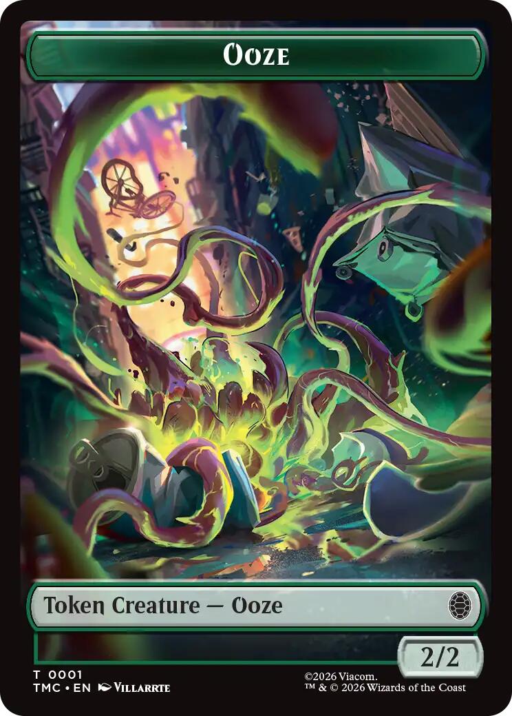 Ooze // Copy Double-Sided Token [Teenage Mutant Ninja Turtles Commander Tokens] | Cards and Coasters CA