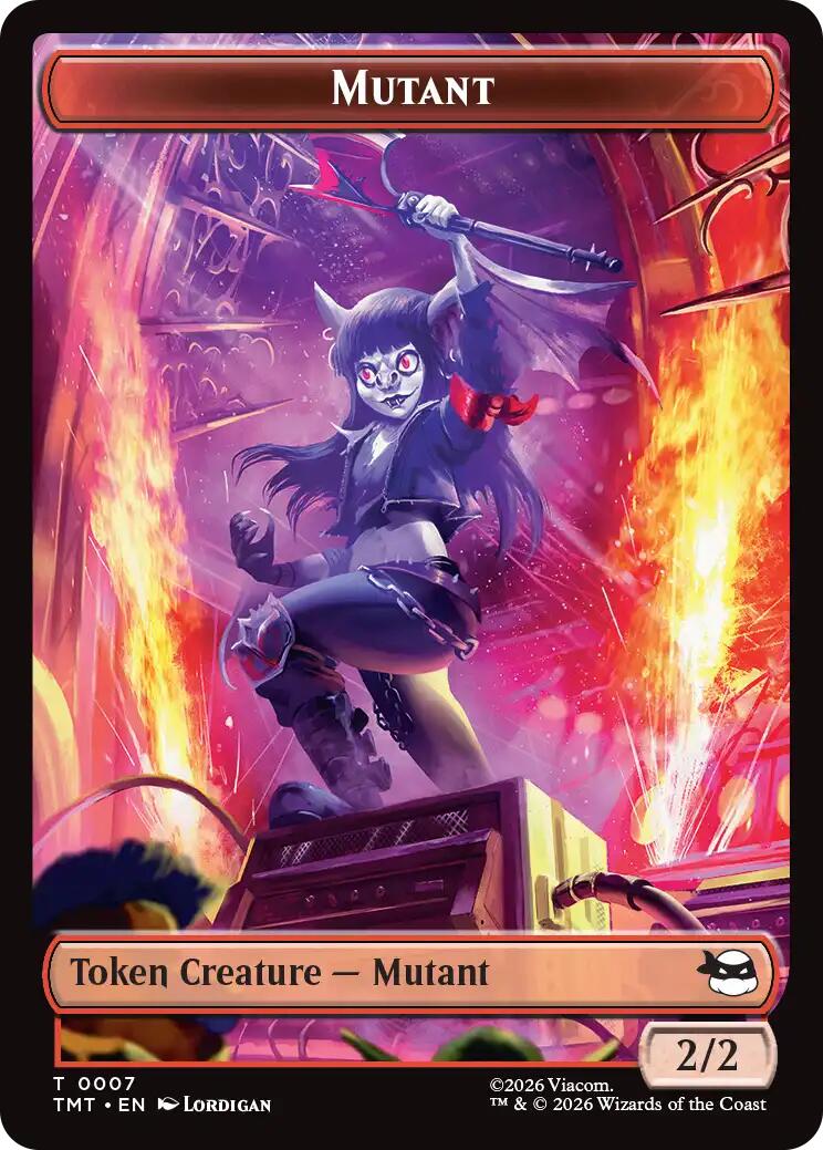 Mutant // Mutagen Double-Sided Token [Teenage Mutant Ninja Turtles Tokens] | Cards and Coasters CA