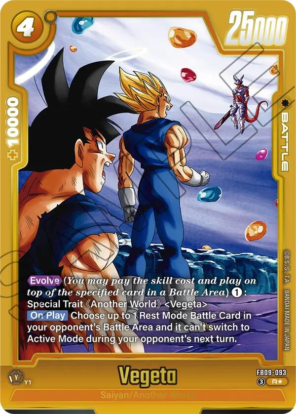 Vegeta (FB09-093) (Alternate Art) [Dual Evolution] | Cards and Coasters CA