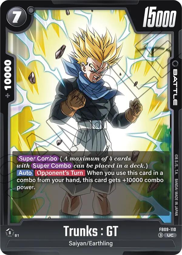 Trunks : GT (FB09-110) [Dual Evolution] | Cards and Coasters CA