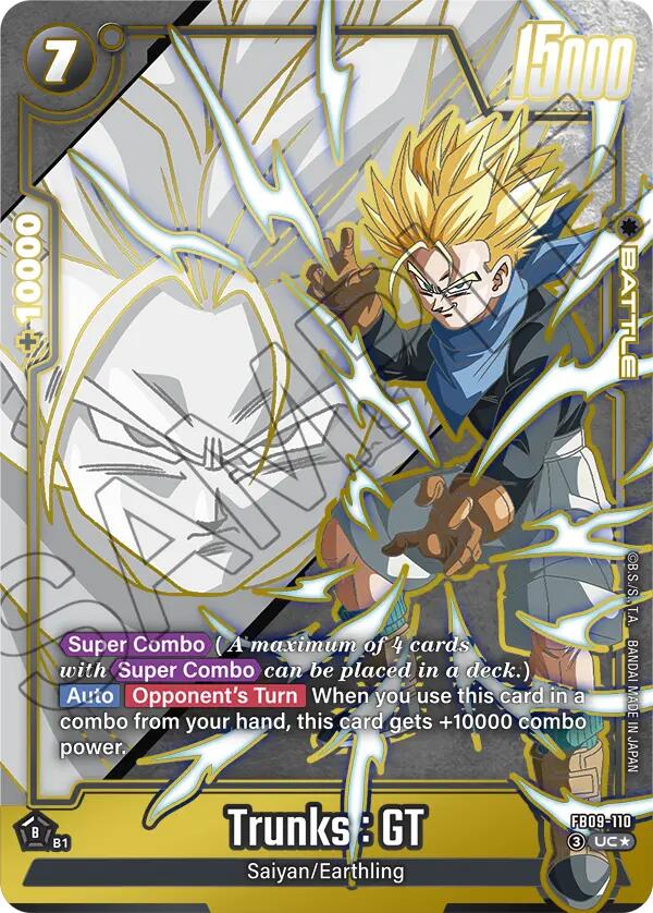 Trunks : GT (FB09-110) (Alternate Art) [Dual Evolution] | Cards and Coasters CA