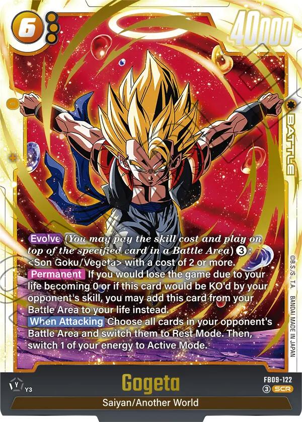 Gogeta [Dual Evolution] | Cards and Coasters CA