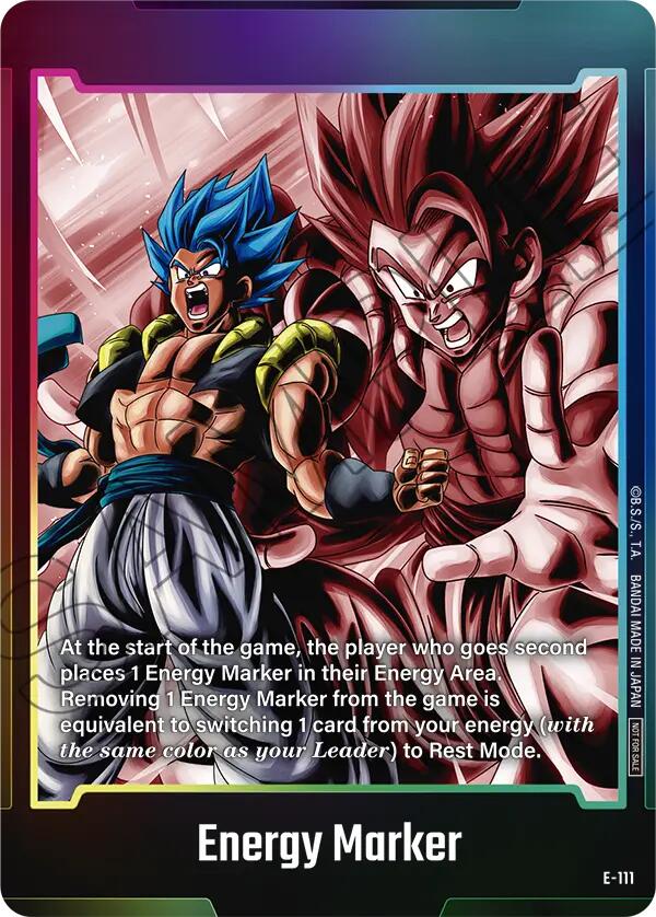 Energy Marker (E-111) [Fusion World Energy Markers] | Cards and Coasters CA