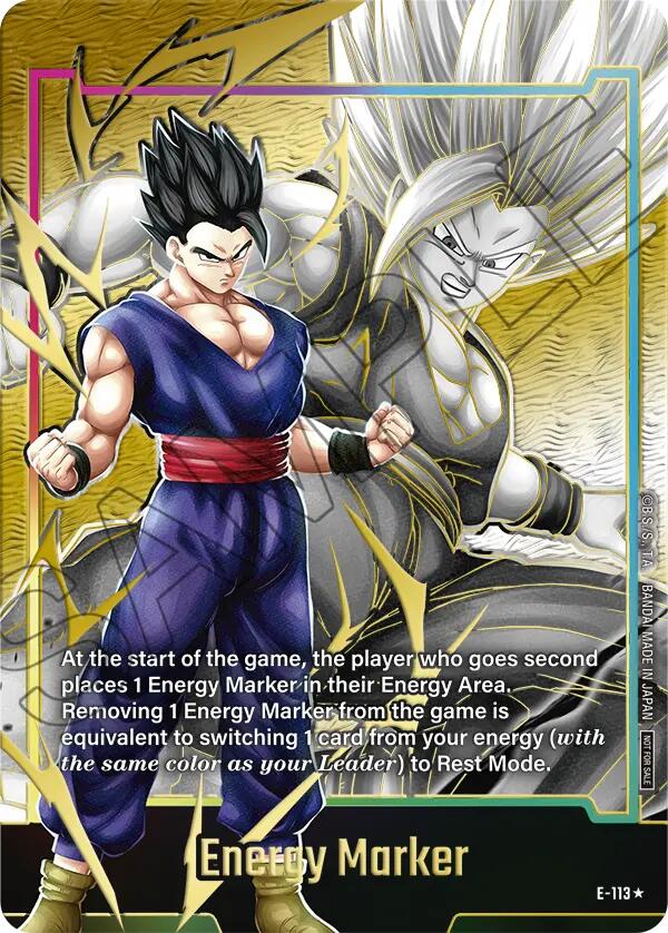Energy Marker (E-113) (Gold) [Fusion World Energy Markers] | Cards and Coasters CA