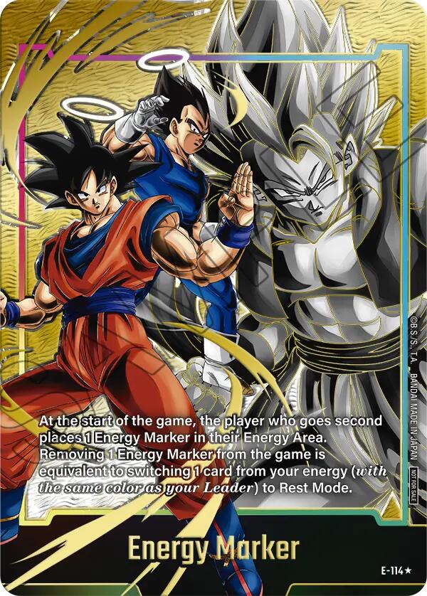 Energy Marker (E-114) (Gold) [Fusion World Energy Markers] | Cards and Coasters CA