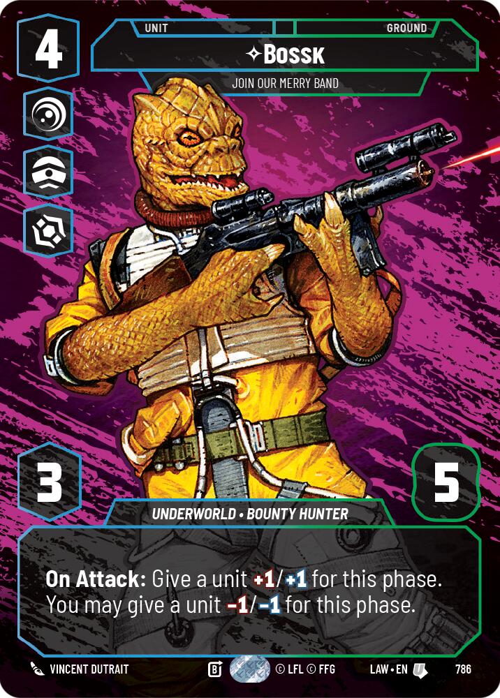 Bossk - Join Our Merry Band (Prestige) (786) (786) [A Lawless Time] | Cards and Coasters CA