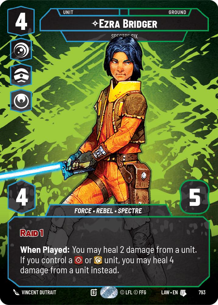Ezra Bridger - Spectre Six (Prestige) (793) (793) [A Lawless Time] | Cards and Coasters CA