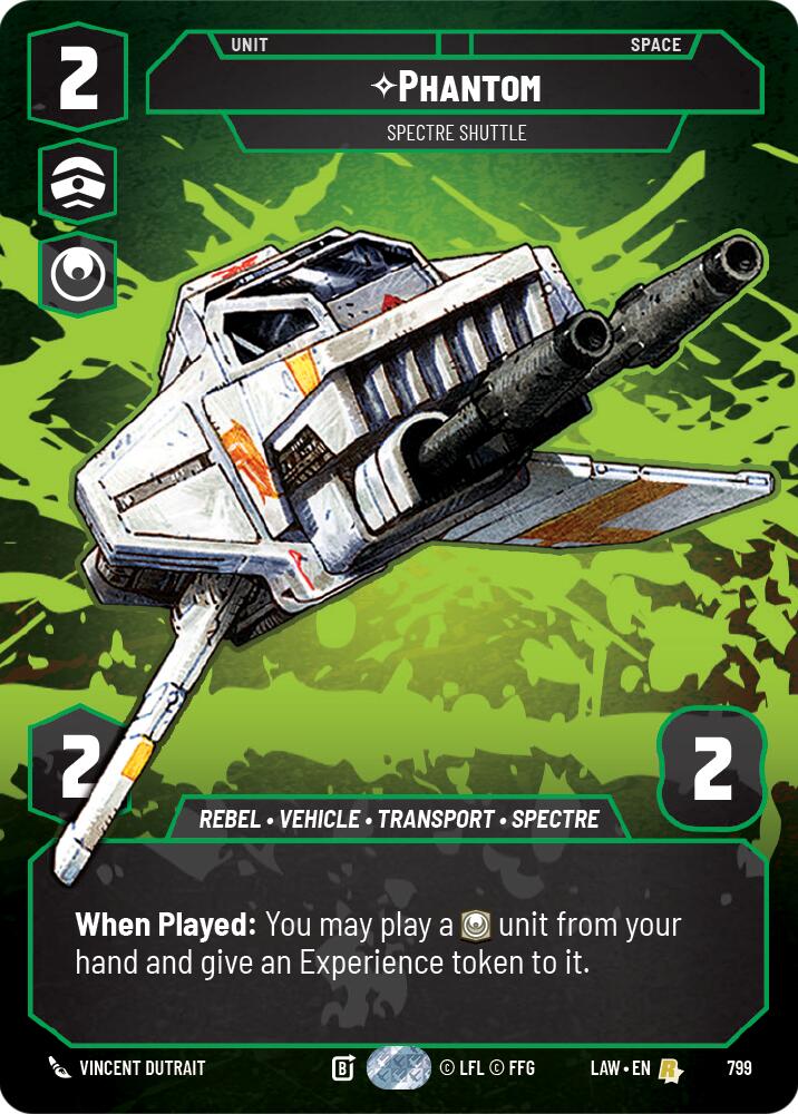 Phantom - Spectre Shuttle (Prestige) (799) (799) [A Lawless Time] | Cards and Coasters CA