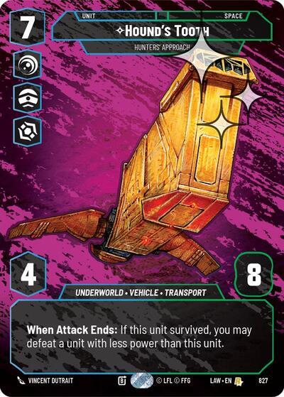 Hound's Tooth - Hunters' Approach (Prestige Foil) (827) (827) [A Lawless Time] | Cards and Coasters CA