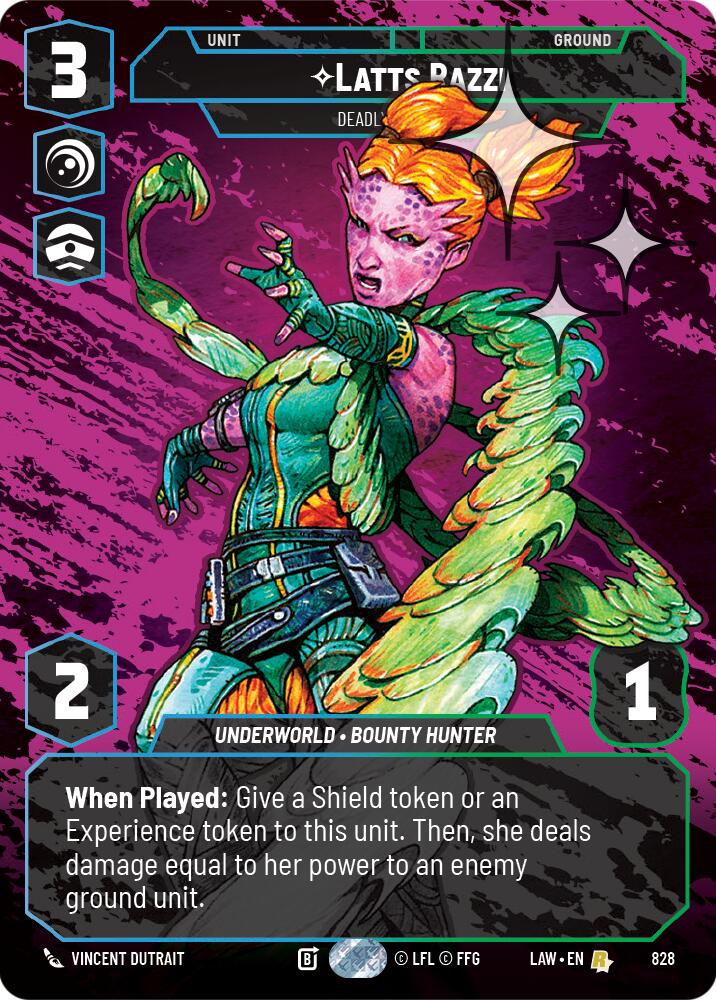 Latts Razzi - Deadly Whipmaster (Prestige Foil) (828) (828) [A Lawless Time] | Cards and Coasters CA