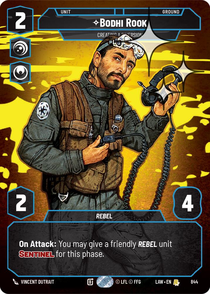 Bodhi Rook - Creating a Diversion (Prestige Foil) (844) (844) [A Lawless Time] | Cards and Coasters CA