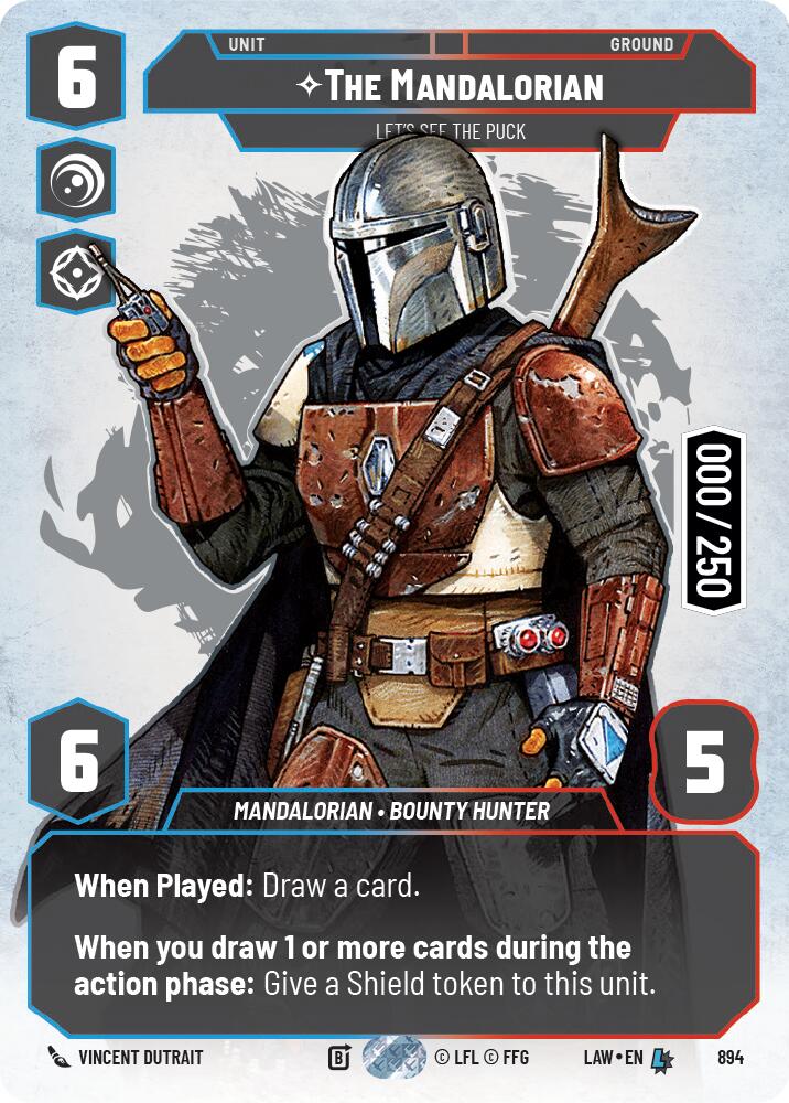 The Mandalorian - Let's See The Puck (Serialized) (894) (894) [A Lawless Time] | Cards and Coasters CA