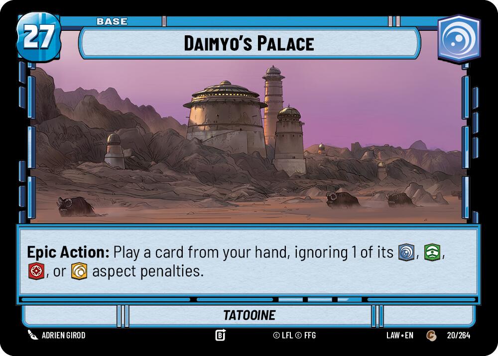 Daimyo's Palace // Shield (20 // T03) (20 // T03) [A Lawless Time] | Cards and Coasters CA