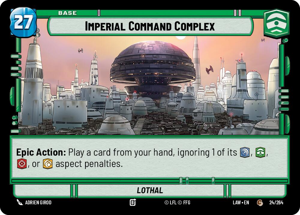 Imperial Command Complex // Shield (24 // T03) (24 // T03) [A Lawless Time] | Cards and Coasters CA