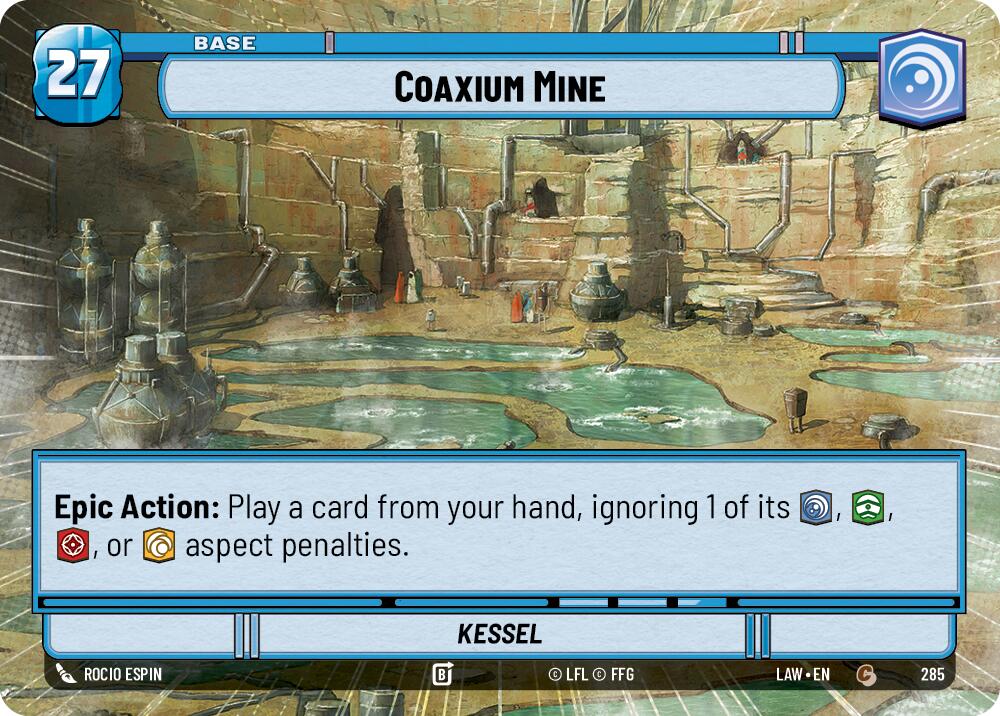 Coaxium Mine // Shield (285 // t06) (Hyperspace) (285 // T06) [A Lawless Time] | Cards and Coasters CA