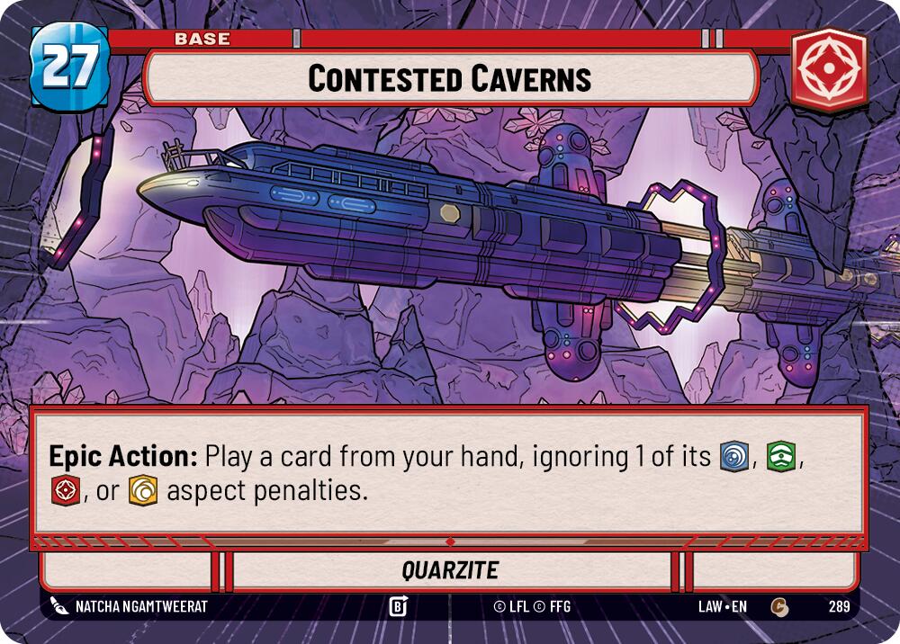 Contested Caverns // Shield (289 // t06) (Hyperspace) (289 // T06) [A Lawless Time] | Cards and Coasters CA