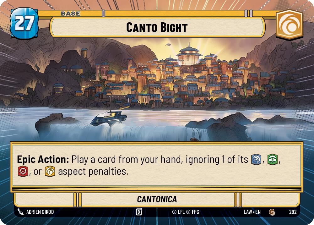 Canto Bight // Shield (292 // t06) (Hyperspace) (292 // T06) [A Lawless Time] | Cards and Coasters CA