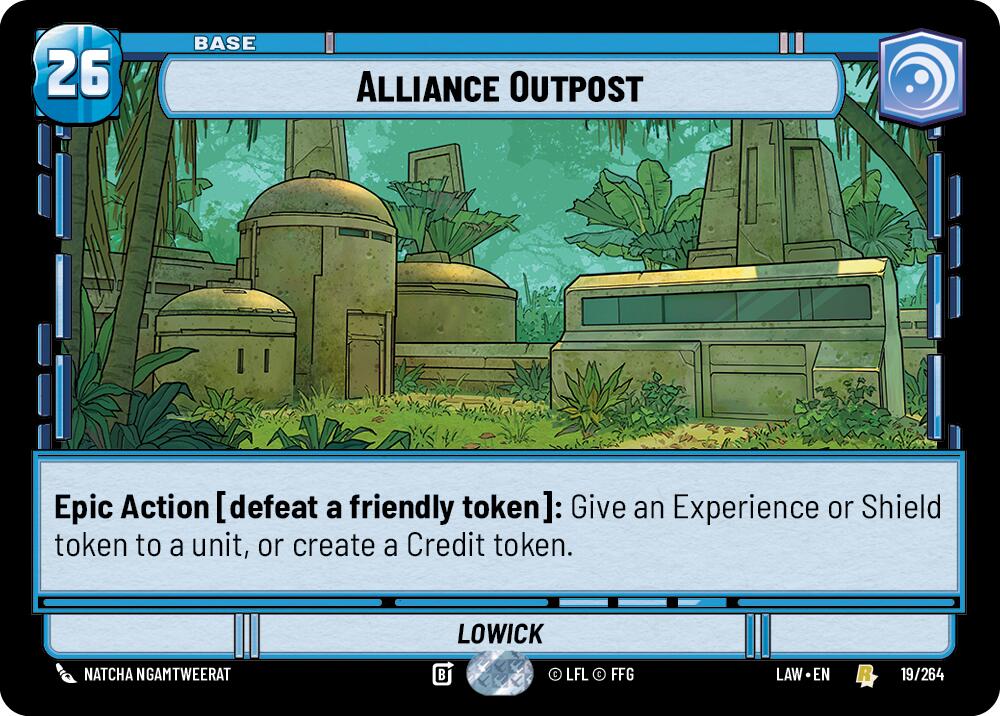 Alliance Outpost (19) (19) [A Lawless Time] | Cards and Coasters CA
