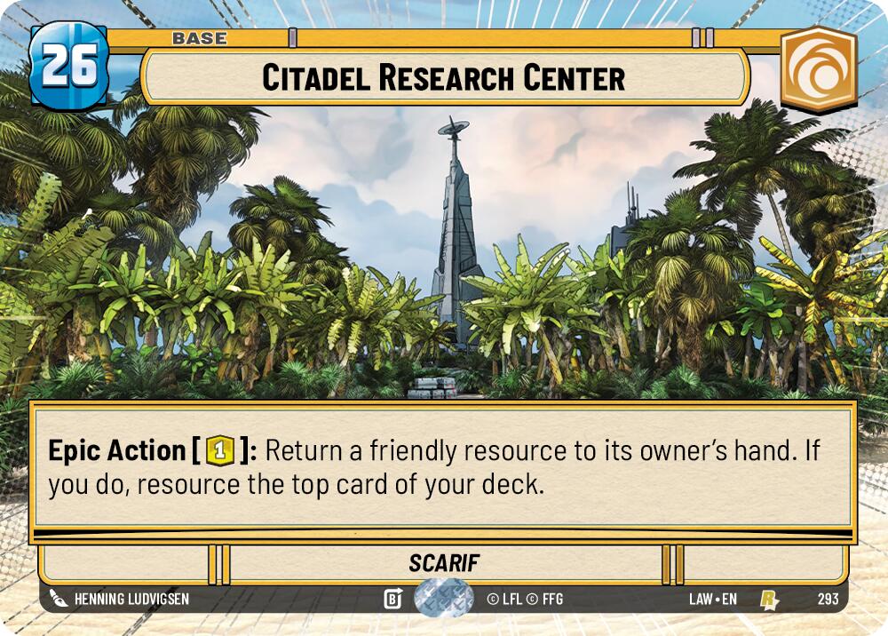 Citadel Research Center (293) (Hyperspace) (293) [A Lawless Time] | Cards and Coasters CA