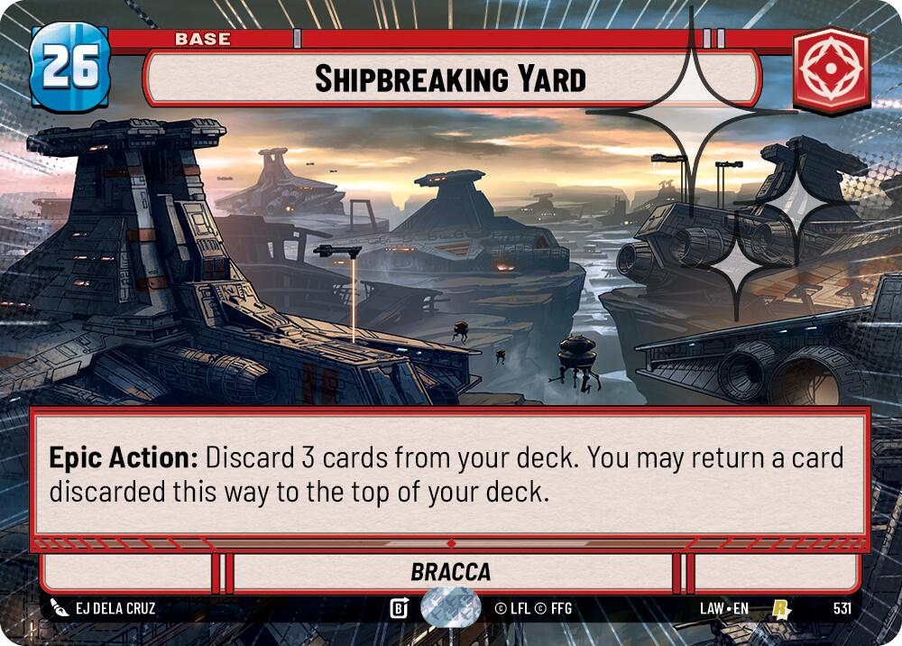 Shipbreaking Yard (531) (Hyperspace Foil) (531) [A Lawless Time] | Cards and Coasters CA