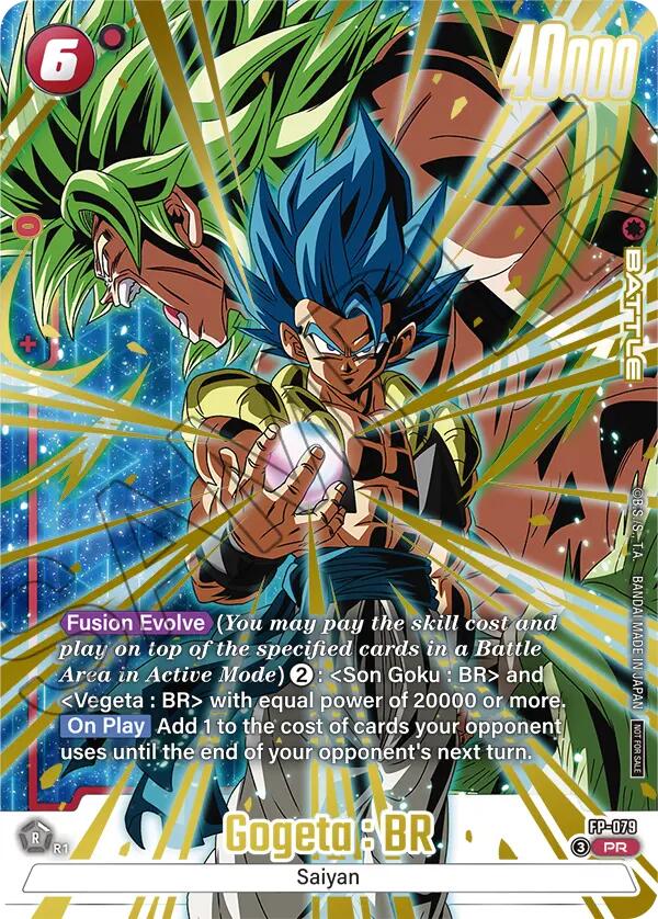 Gogeta : BR (2nd Anniversary Pack) [Fusion World Promotion Cards] | Cards and Coasters CA