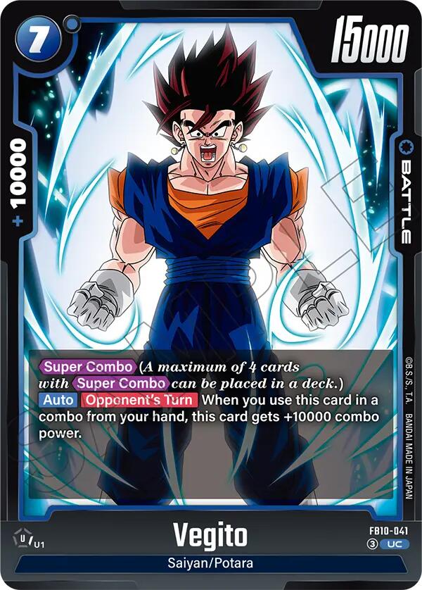 Vegito (FB10-041) [Cross Force] | Cards and Coasters CA