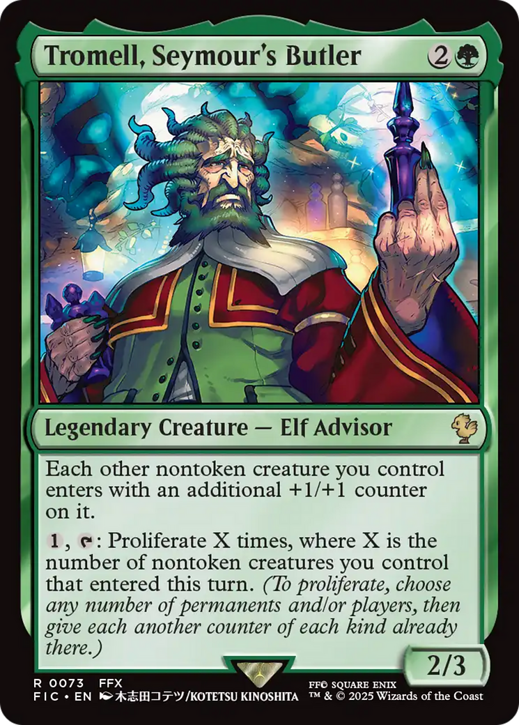 Tromell, Seymour's Butler [FINAL FANTASY Commander] | Cards and Coasters CA