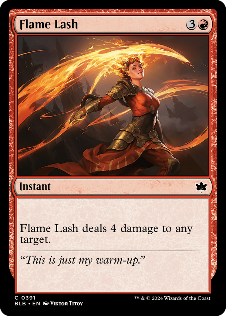 Flame Lash [Bloomburrow] | Cards and Coasters CA