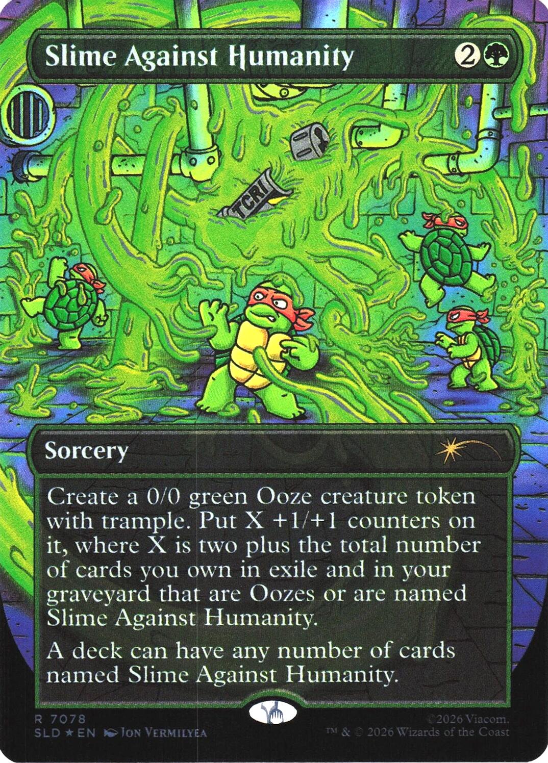 Slime Against Humanity (7078) [Secret Lair Drop Series] | Cards and Coasters CA