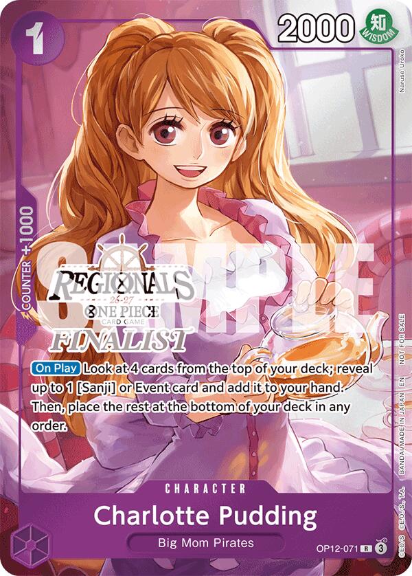 Charlotte Pudding (Regionals Finalist Card Set 26-27) [One Piece Promotion Cards] | Cards and Coasters CA