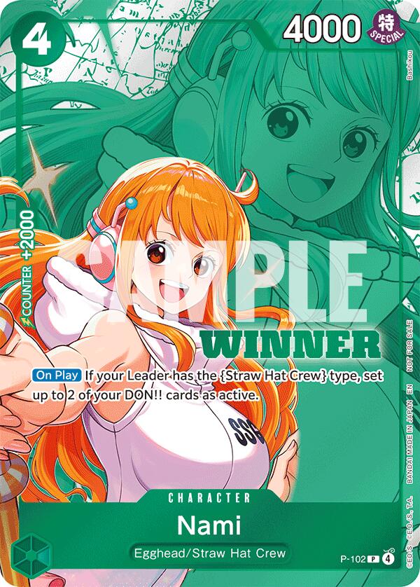 Nami (Winner Pack 2026 Vol. 2) [One Piece Promotion Cards] | Cards and Coasters CA