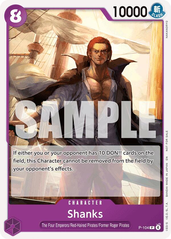 Shanks (Tournament Pack 2026 Vol. 2) [One Piece Promotion Cards] | Cards and Coasters CA