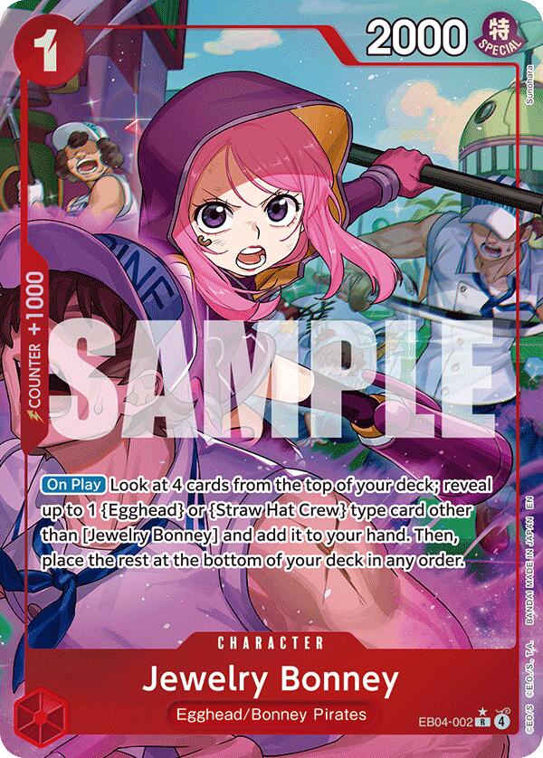 Jewelry Bonney (Alternate Art) [Adventure on Kami's Island] | Cards and Coasters CA