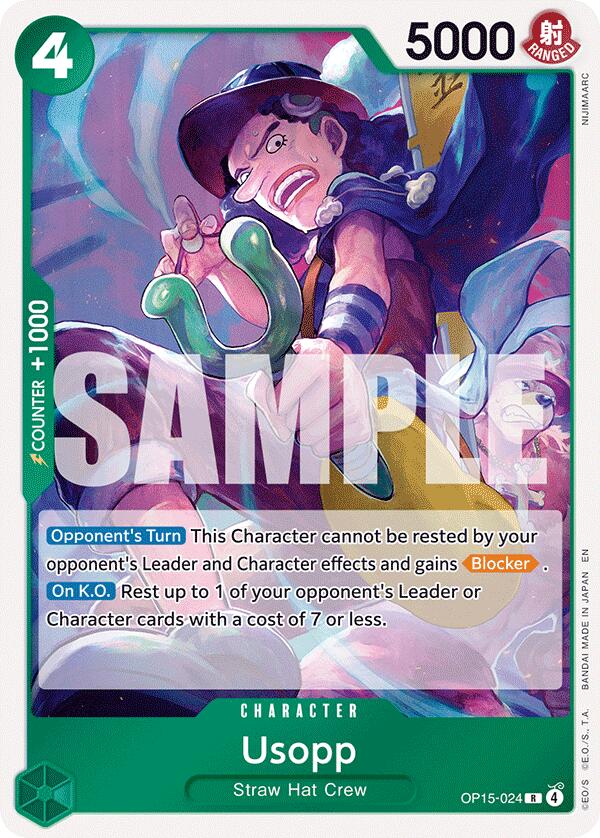 Usopp [Adventure on Kami's Island] | Cards and Coasters CA