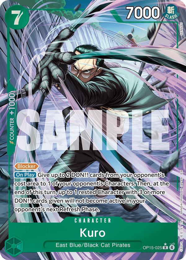 Kuro (Alternate Art) [Adventure on Kami's Island] | Cards and Coasters CA