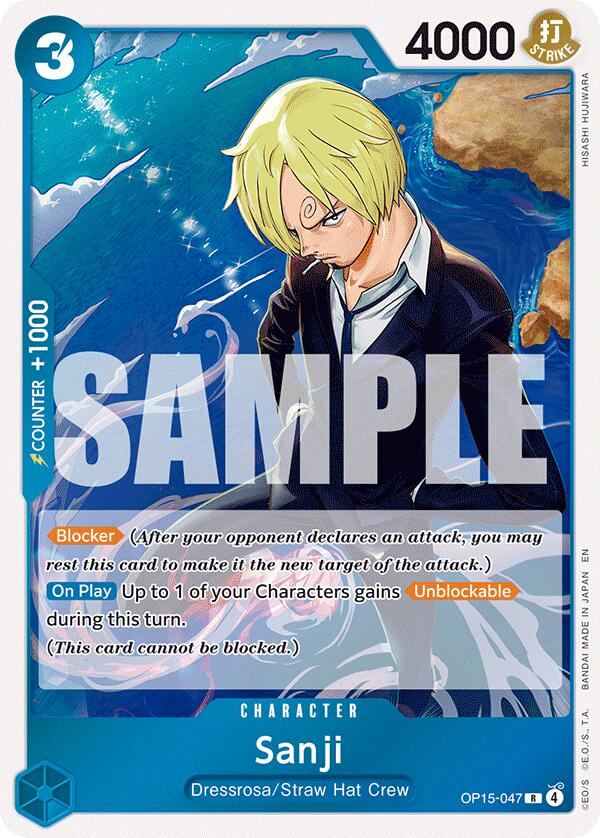 Sanji [Adventure on Kami's Island] | Cards and Coasters CA