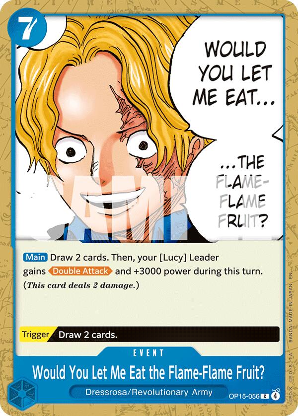 Would You Let Me Eat the Flame-Flame Fruit? [Adventure on Kami's Island] | Cards and Coasters CA