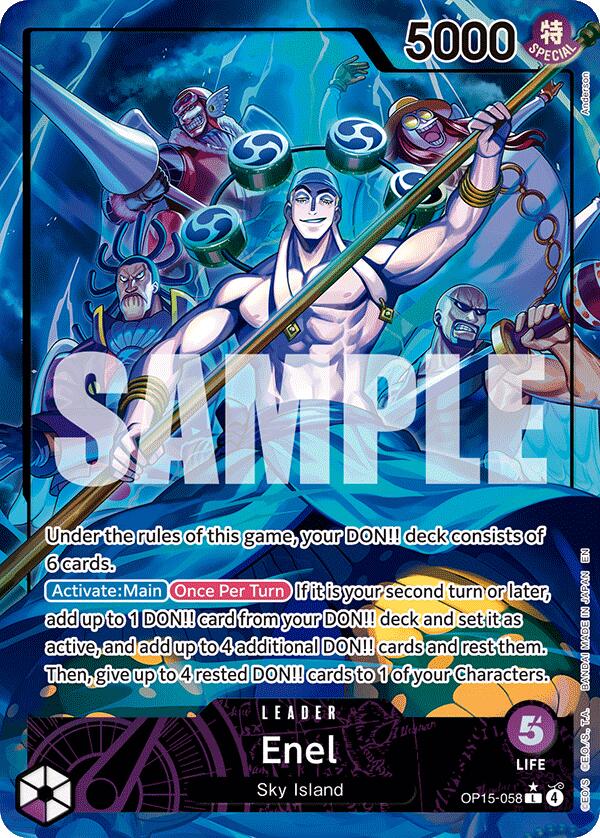 Enel (Alternate Art) [Adventure on Kami's Island] | Cards and Coasters CA