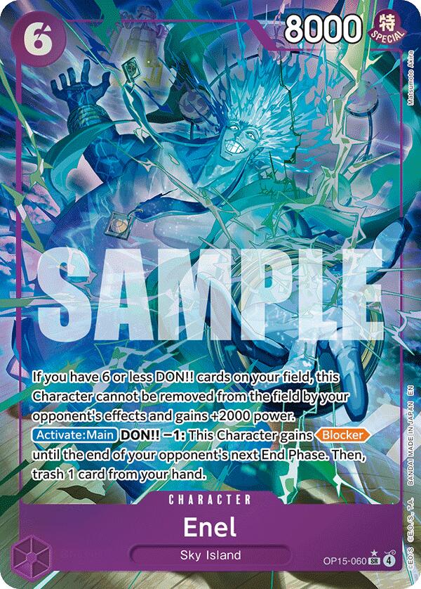 Enel (Alternate Art) [Adventure on Kami's Island] | Cards and Coasters CA